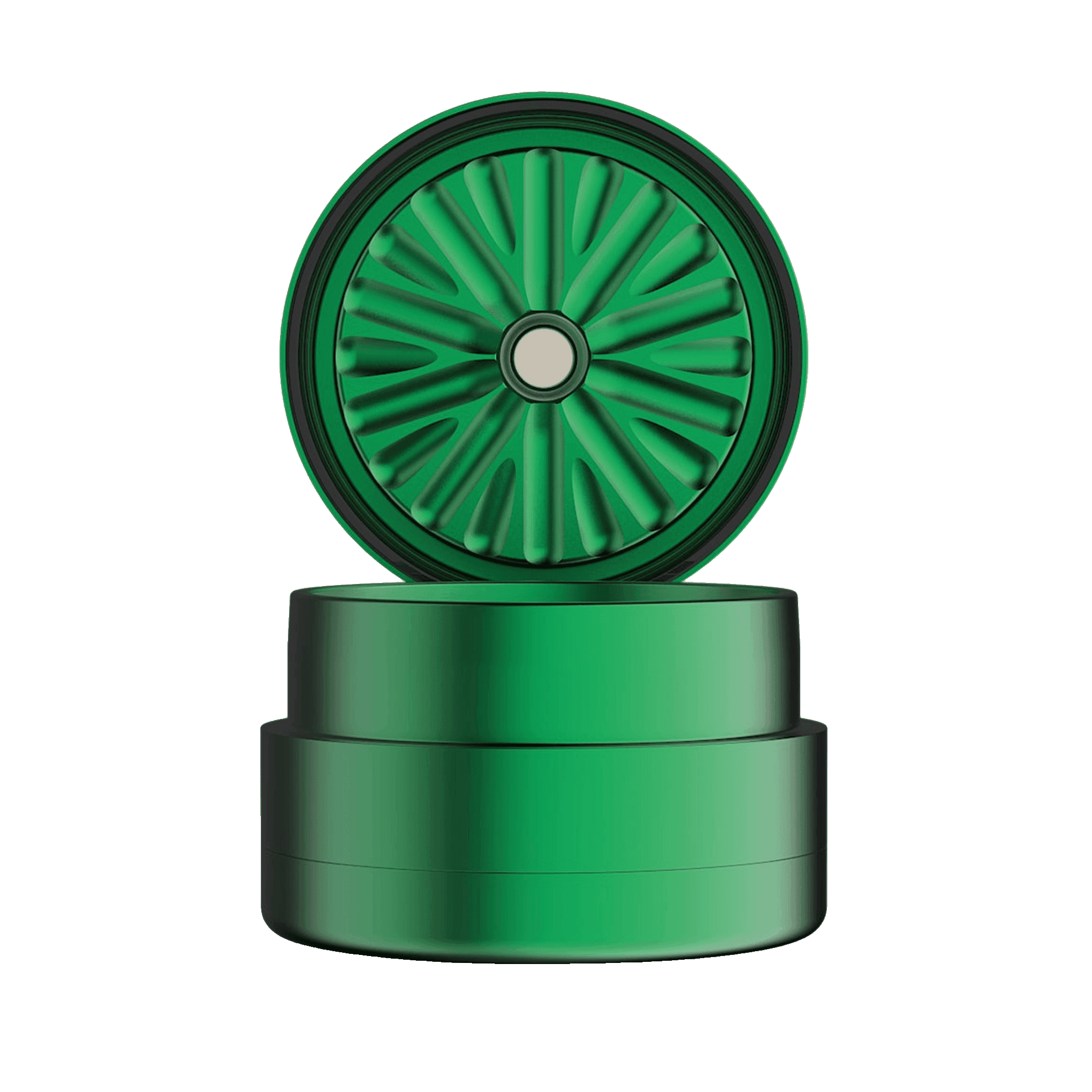 Flowermill 2.5_ Grinder Green open