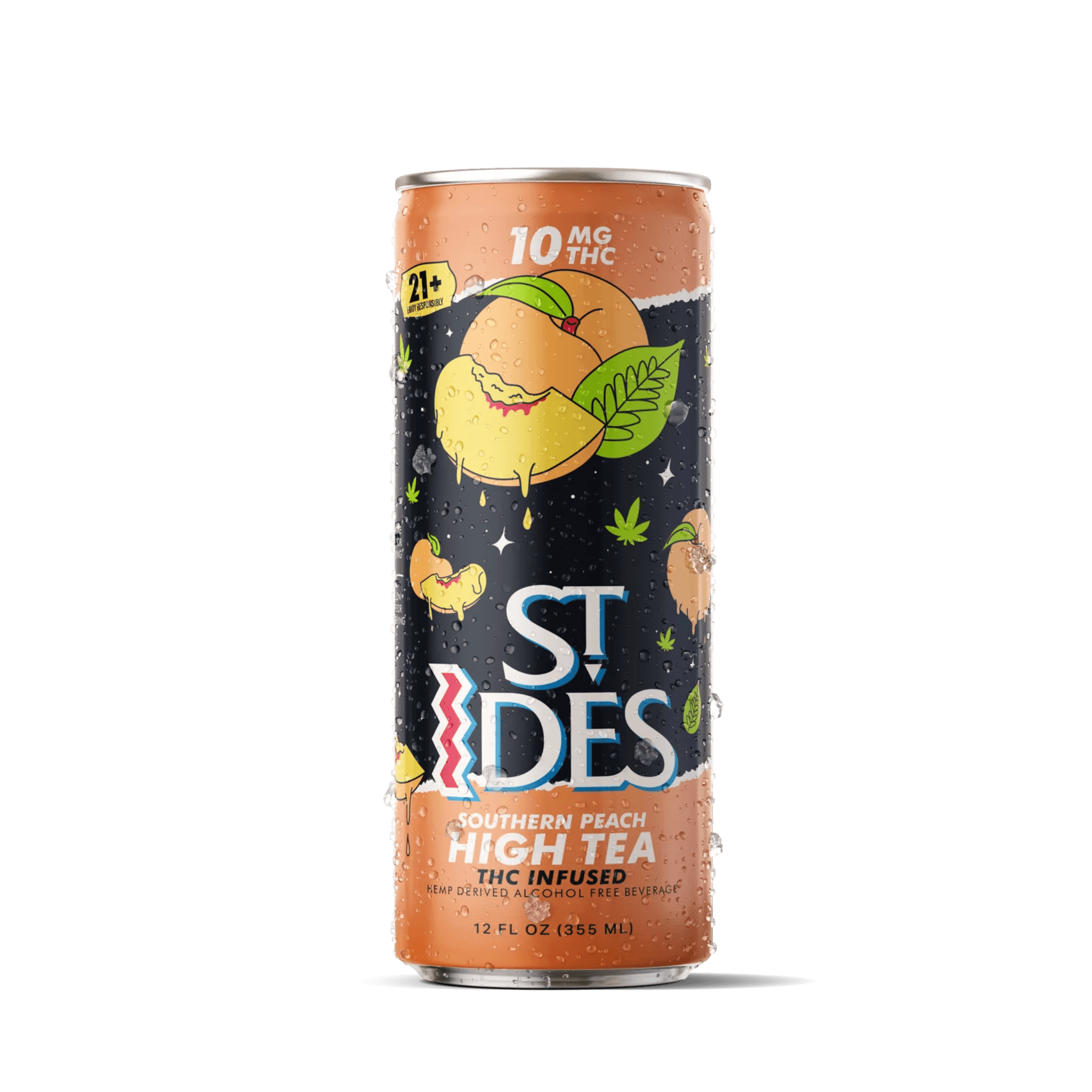 St Ides Southern Peach High Tea - 10mg - Smokeless - Vape THC CBD