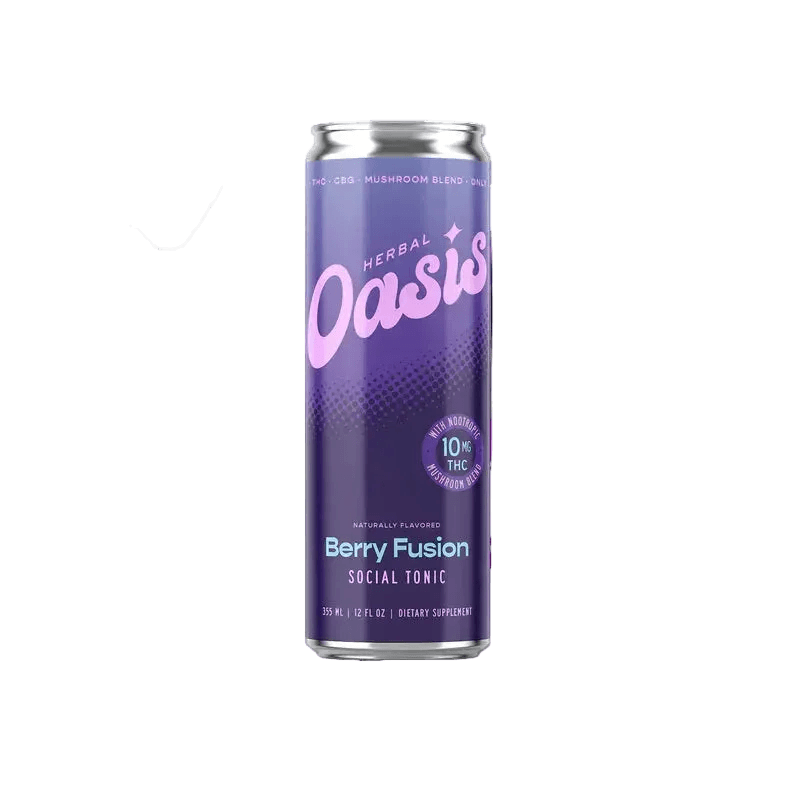 Herbal Oasis - Berry Fusion Social Tonic 10mg - Smokeless - Vape THC CBD