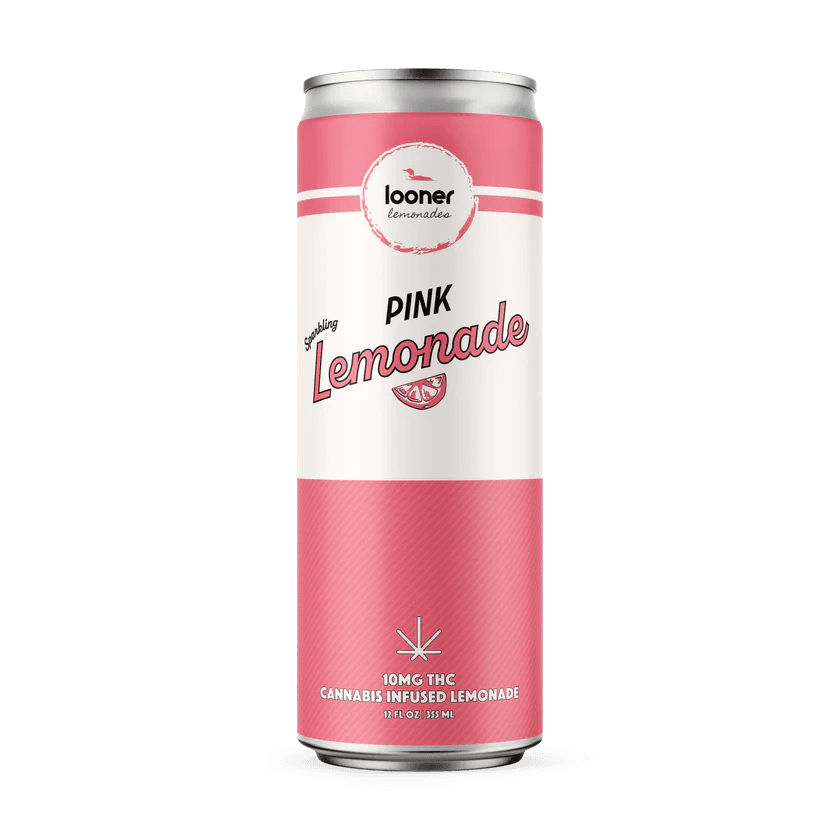 Looner Delta 9 Soda - Pink Lemonade 10mg - Smokeless - Vape THC CBD