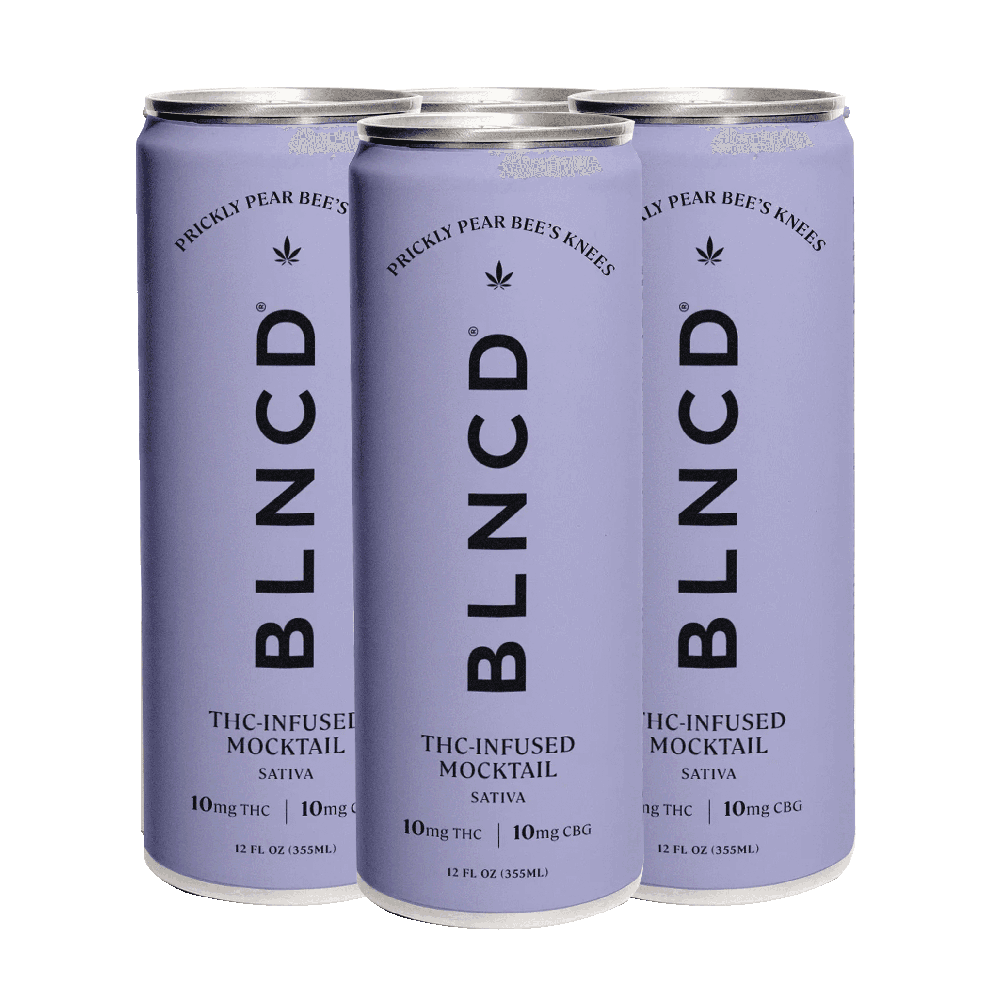 BLNCD Delta 9 THC Mocktail 10mg - Prickly Pear Bee's Knees - Smokeless - Vape THC CBD
