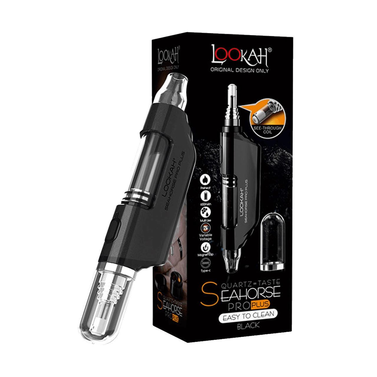 Lookah Seahorse Pro Plus - Smokeless - Vape and CBD