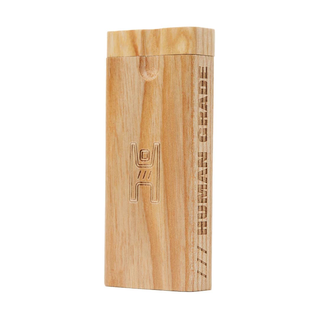 Human Grade™ Wooden Dugout - Smokeless - Vape THC CBD