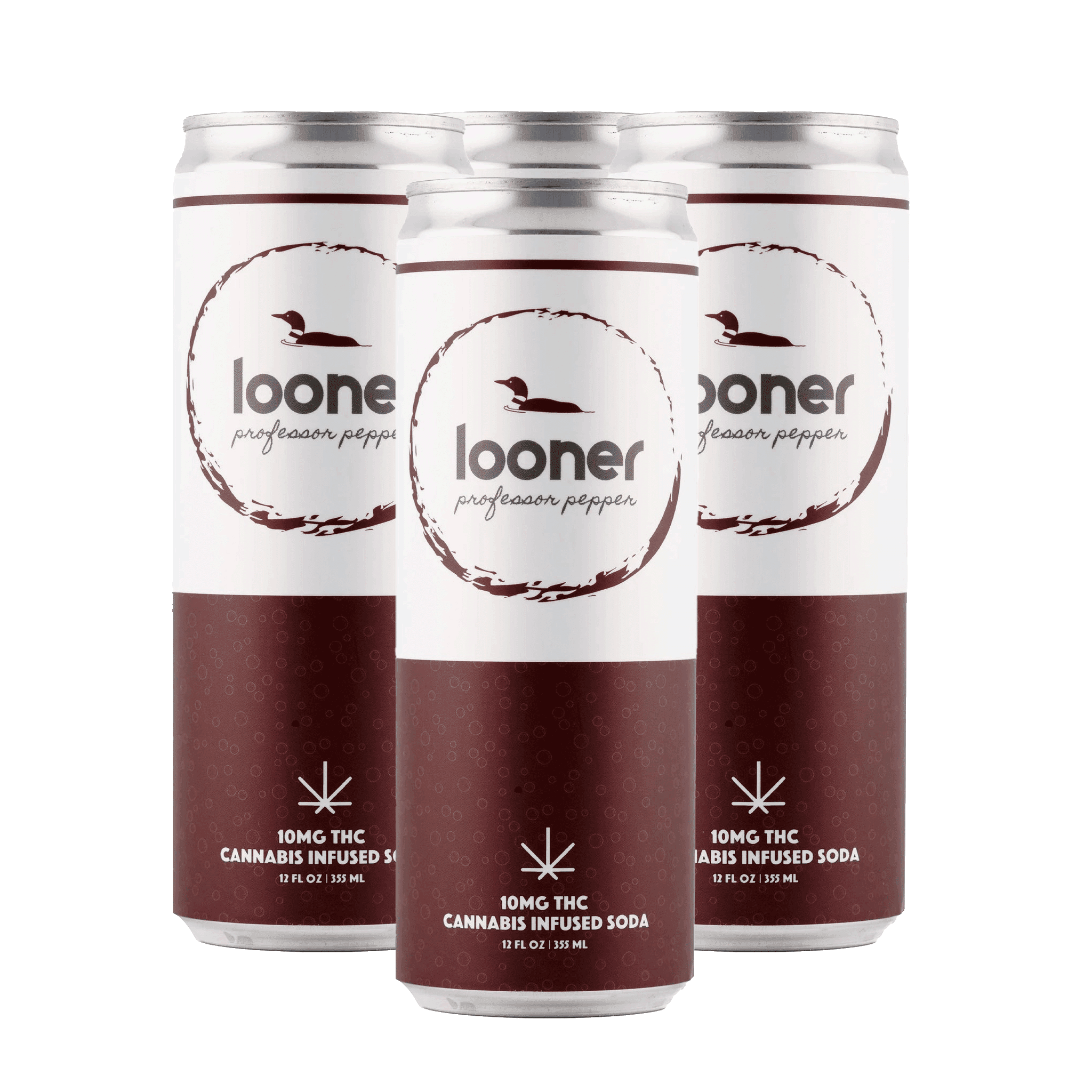 Looner Delta 9 Soda - Professor Pepper 10mg - Smokeless - Vape THC CBD