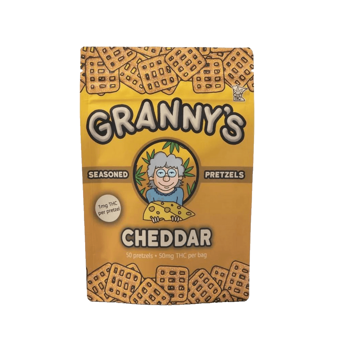 Granny's THC Pretzels 50mg - Smokeless - Vape and CBD