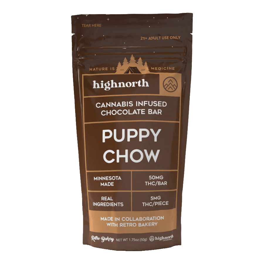 Retro Bakery THC Peanut Butter Puppy Chow Bar 50mg - Smokeless - Vape THC CBD