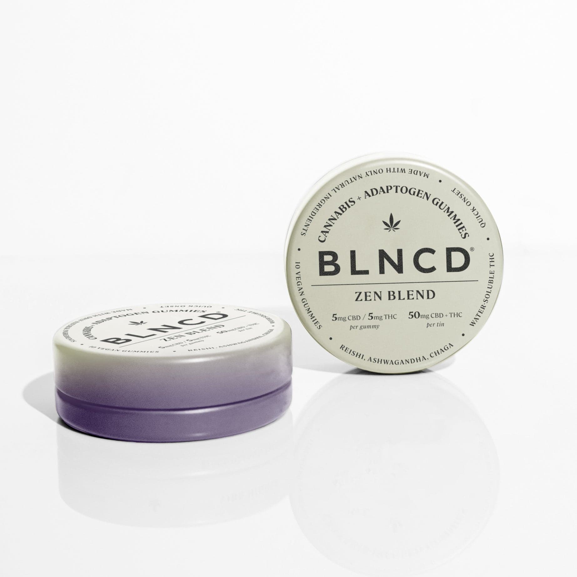 BLNCD Adaptogen + THC Gummies - Zen Blend - Smokeless - Vape THC CBD