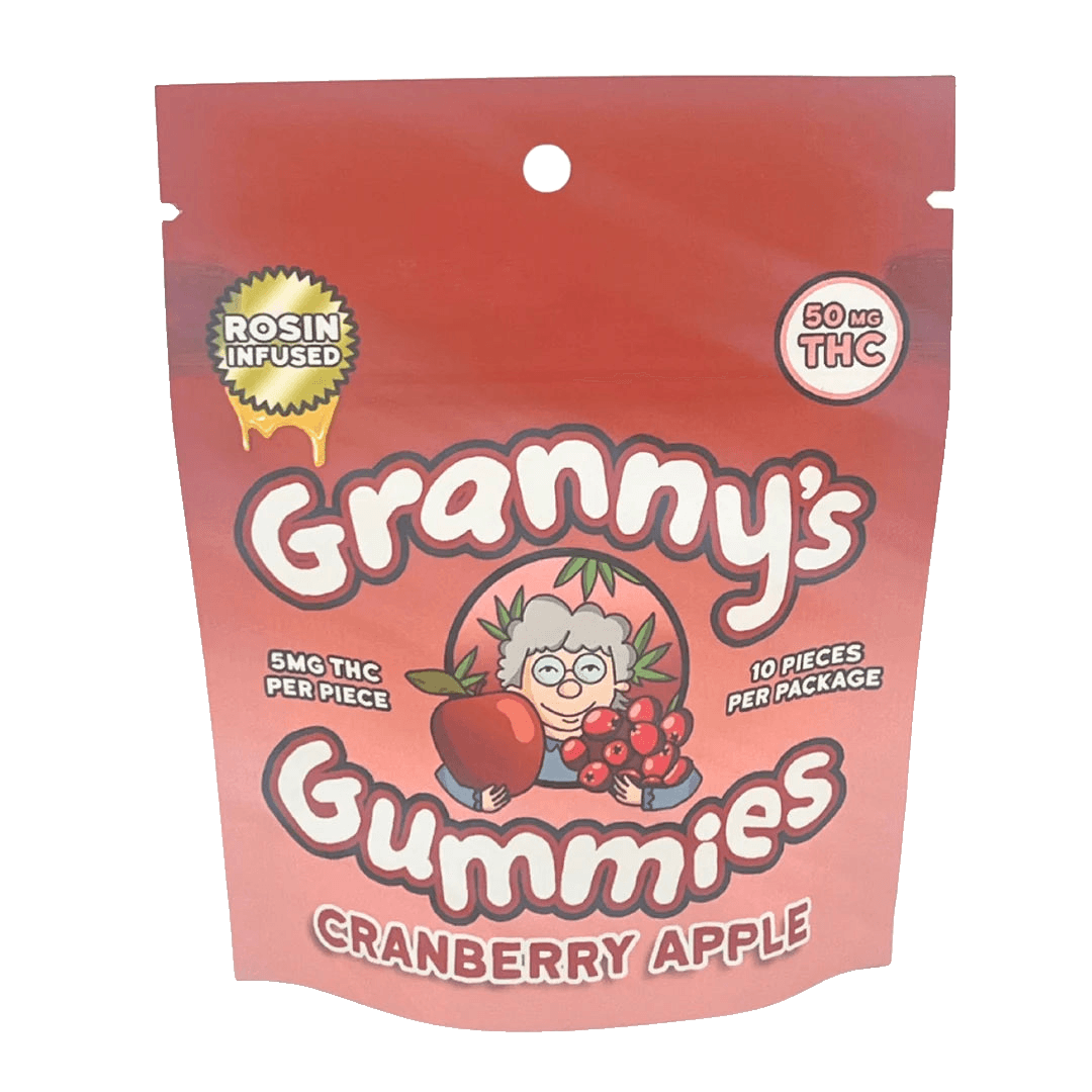 Granny's Rosin-Infused THC Gummies 5mg - Smokeless - Vape THC CBD