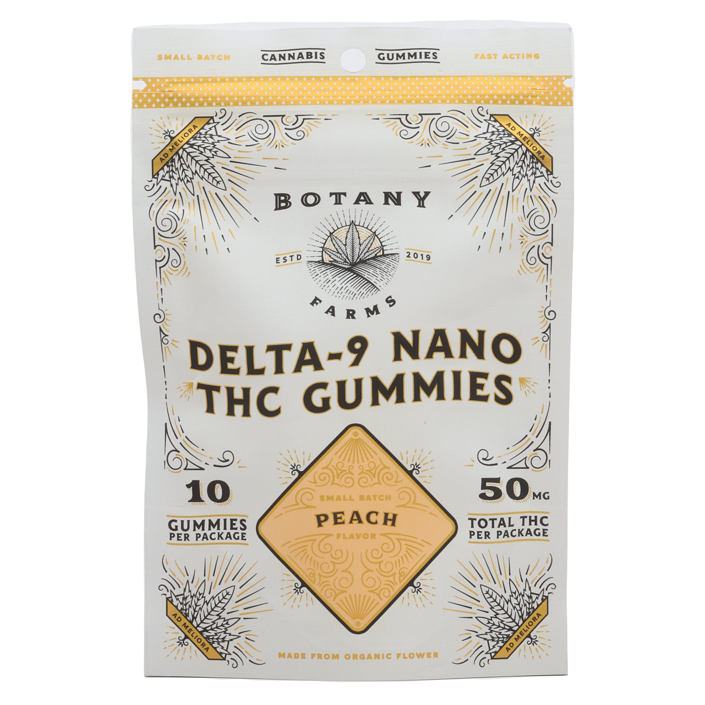 Botany Farms Nano THC Gummies 5mg/50mg - Smokeless - Vape and CBD