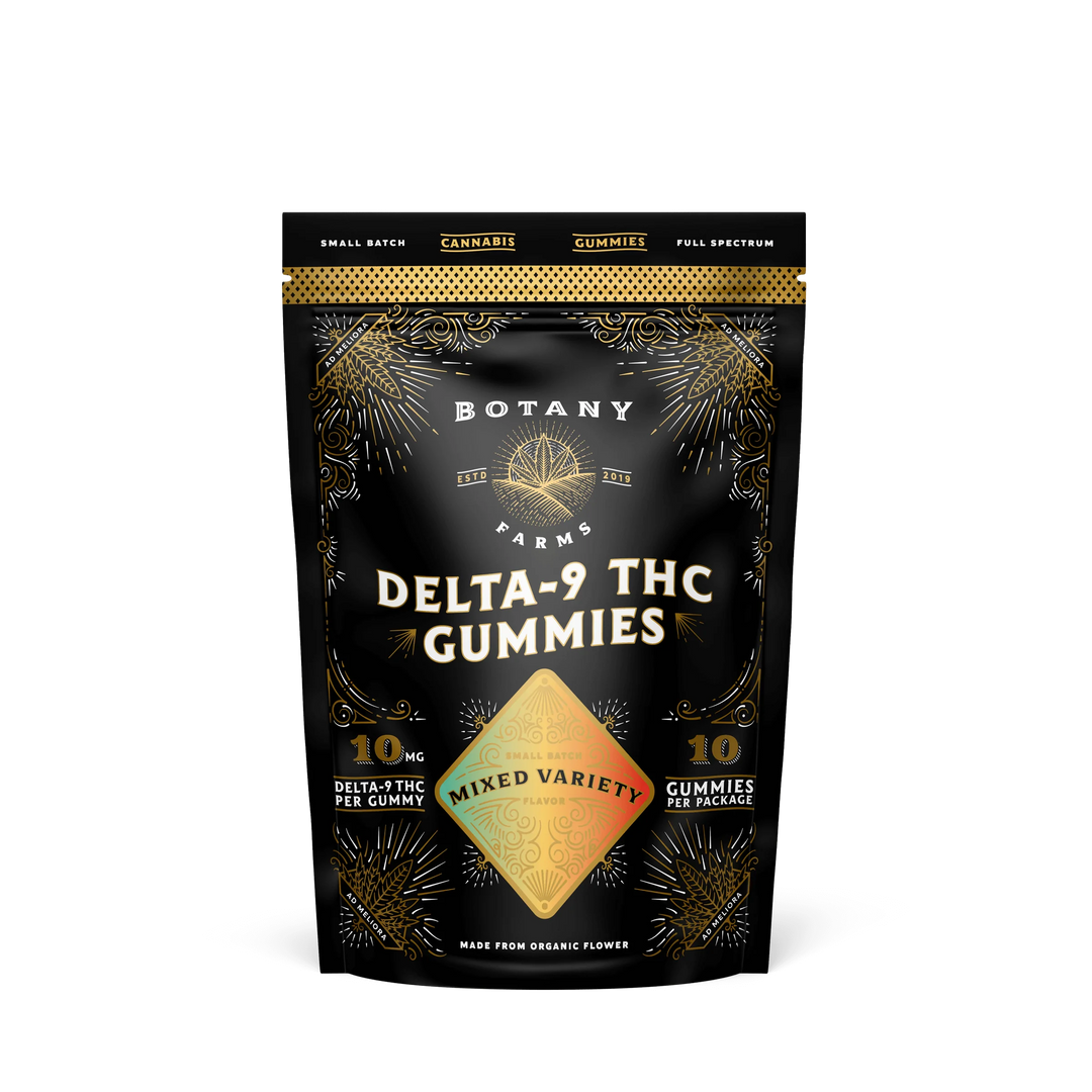 Botany Farms D9 Gummies 10mg/100mg - Smokeless - Vape THC CBD