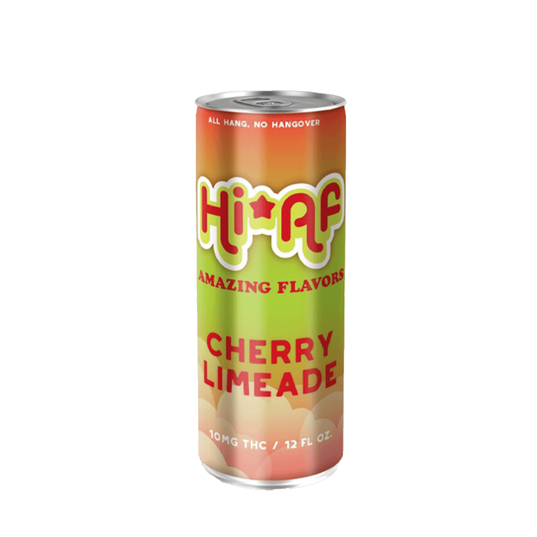 Hi*AF Cherry Limeade THC Beverage 10mg - Smokeless - Vape THC CBD