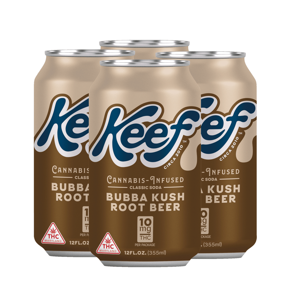 Keef Bubba Kush THC Root Beer 10mg - Smokeless - Vape THC CBD