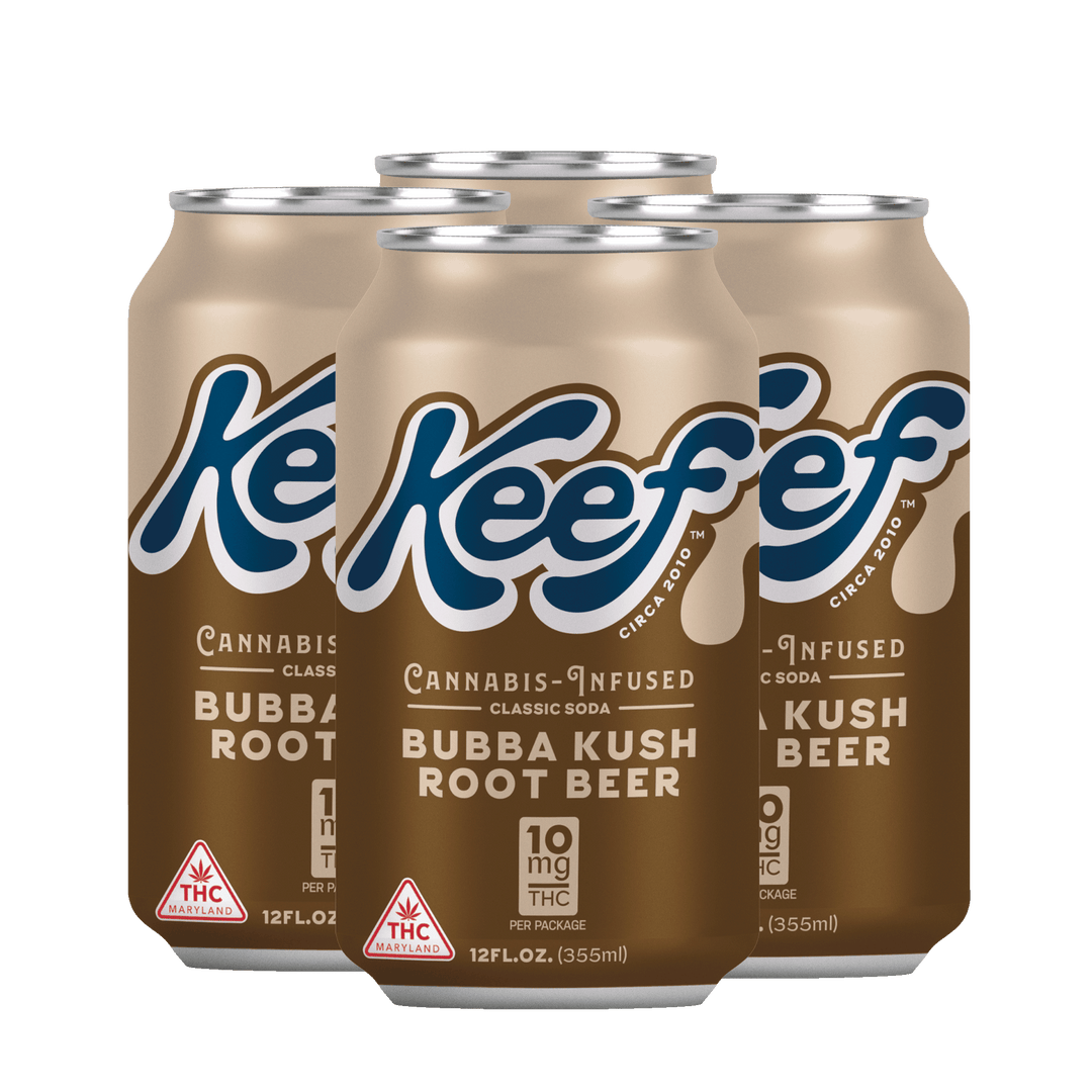 Keef Bubba Kush THC Root Beer 10mg - Smokeless - Vape THC CBD