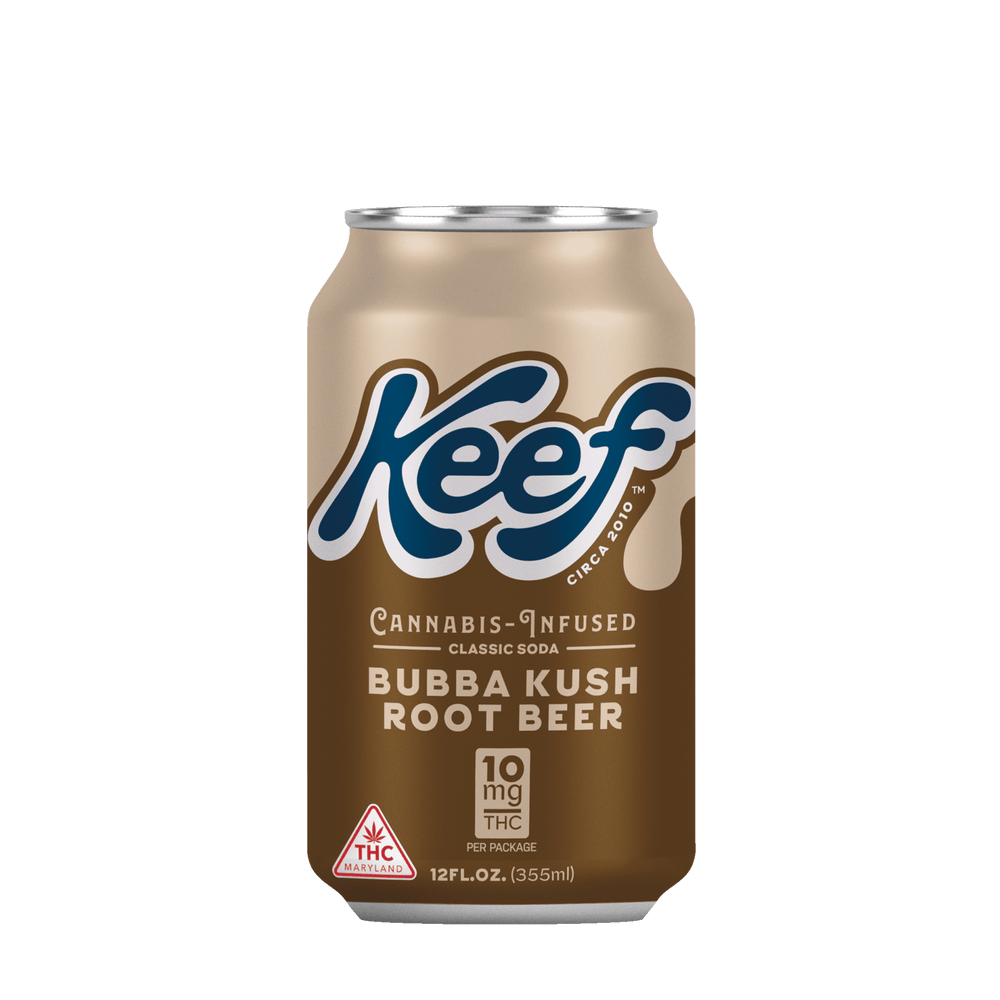 Keef Bubba Kush THC Root Beer 10mg - Smokeless - Vape THC CBD