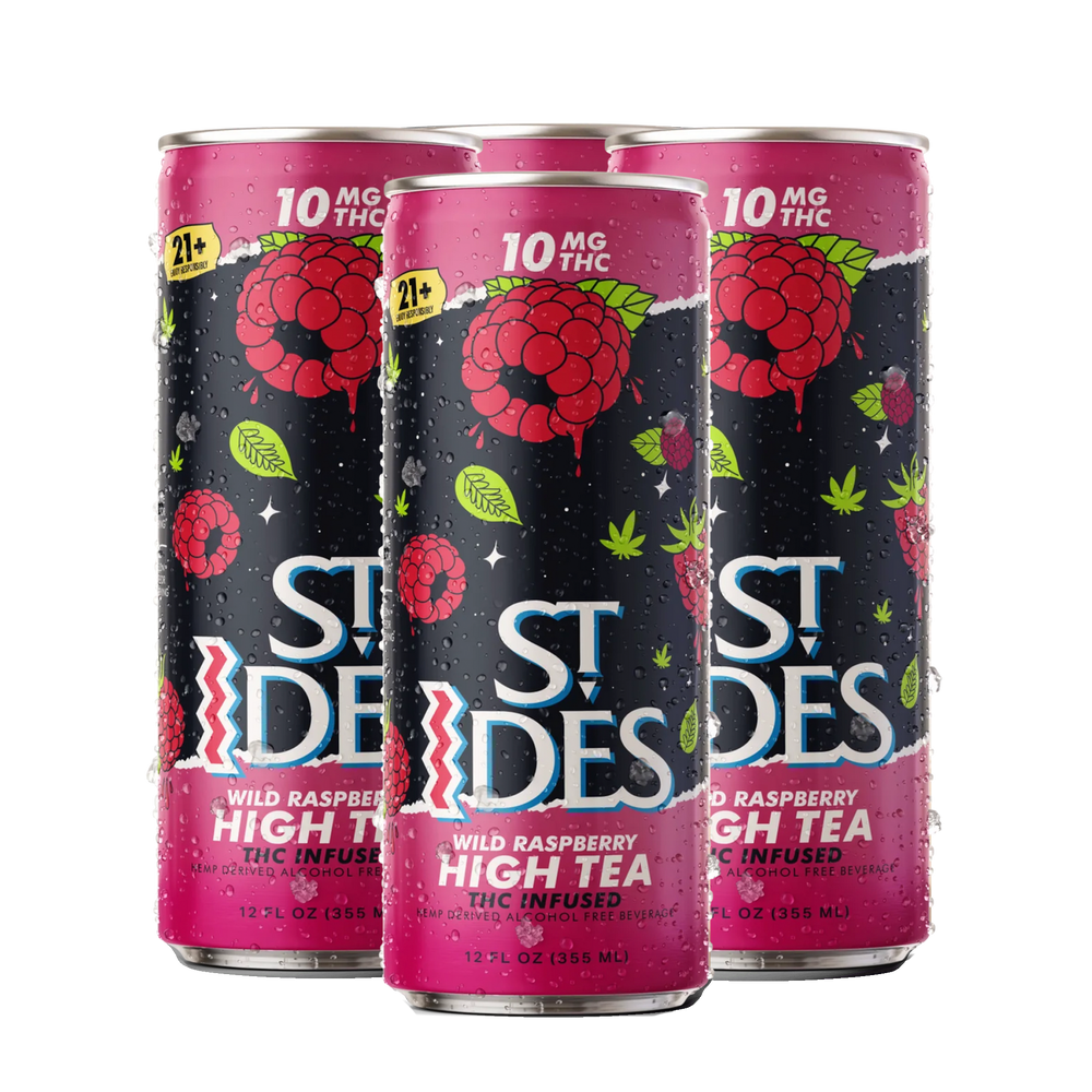 St Ides Wild Raspberry High Tea - 10mg