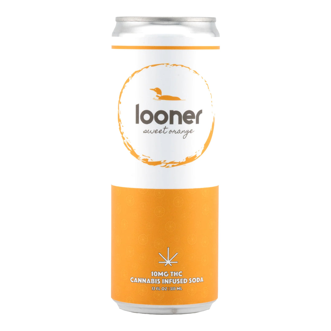 Looner Delta 9 Soda - Sweet Orange 10mg - Smokeless - Vape THC CBD